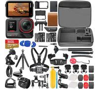 Insta360 Ace Pro 2 Flash Print Bundle - 8K Waterproof Action Camera with 1/1.3" Sensor, Dual AI Chip, Leading Low Light, Xplorer Grip Pro Kit with 128GB Card, Card Reader, 50 Piece Accessory Kit