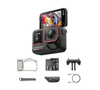Insta360 Ace Pro 2 Xplorer Bundle Moonlight Silver - 8K Waterproof Action Camera Co-Engineered with Leica, 1/1.3" Sensor, Dual AI Chip, Leading Low Light, Street Photography