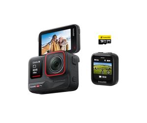 Insta360 Ace Pro GPS-Ready Kit - Waterproof Action Camera Co-engineered with Leica, Flagship 1/1.3" Sensor and AI Noise Reduction for Unbeatable Image Quality, 4K120fps, 2.4" Flip Screen & AI Features
