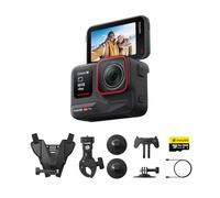 Insta360 Ace Pro Motorcycle Bundle - Waterproof Action Camera with Leica Sensor and AI Noise Reduction for 4K120fps 2.4" Flip Screen