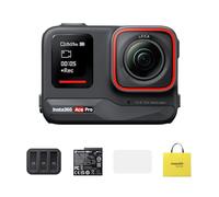 Insta360 Ace Pro Screen Protector Bundle - Waterproof Action Camera Co-engineered with Leica, Flagship 1/1.3" Sensor and AI Noise Reduction for Unbeatable Image Quality, 4K120fps, 2.4" Flip Screen