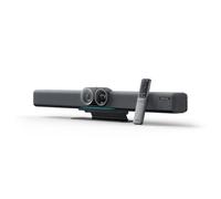 Insta360 Connect - 4K AI Conference Room Camera with Android OS, Dual Camera with Speaker Tracking, 14-Mic Array, Voice Pickup to 33ft, Whiteboard Mode, Work With Teams/Zoom/Google Meet/Webex