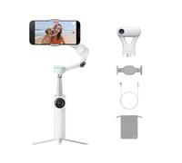 Insta360 Flow 2 Pro AI Tracker Bundle White, Gimbal for iPhone/Android | Gimbal Stabilizer for Smartphone, Native Tracking with DockKit, AI & Multi-Person Tracking,Built-in Tripod/Selfie Stick