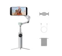 Insta360 Flow 2 Pro Grey - Foldable AI Phone Gimbal, Track in 200+ Apps With DockKit, Multi-Person Tracking, 360º Pan Tracking, Built-In Tripod/Selfie Stick, iPhone/Android Portable Stabilizer