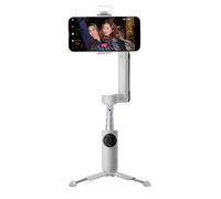 Insta360 Flow - AI-Powered Smartphone Stabilizer, Auto Tracking Phone Gimbal, 3-Axis Stabilization, Built-In Selfie Stick & Tripod, Portable & Foldable, YouTube TikTok Video, Stone Gray