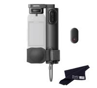 Insta360 Foldable 2-in-1 Selfie Stick Remote Kit (1/4" Mount) for insta360 X5/X4 Air/X4/X3, Invisible Pole and Built-in Tripod, Mini Remote for Remote Camera Control, 1/4" Mount