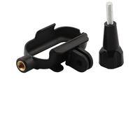 Insta360 GO 3 Compatible Mounting Brackets Housing Case Cover, Quick Release Plastic Mount Adapter with Dual Horizontal and Vertical Ports, Foldable Design for Tripod Backpack Clamp Car Suction Cup