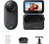 Insta360 GO 3S 128GB - 4K Tiny Portable Vlogging Camera, Hands-Free POVs, Mount Anywhere, Stabilization, 140 Min Battery Life, 10m Waterproof, AI Editing, Black