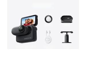 Insta360 GO 3S 128GB - 4K Tiny Portable Vlogging Camera, Hands-Free POVs, Mount Anywhere, Stabilization, 140 Min Battery Life, 10m Waterproof, AI Editing, Black