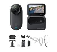 Insta360 GO 3S Cycling Multiview Bundle 128GB Black - 4K Tiny Portable Vlogging Camera, Hands-Free POVs, Mount Anywhere, Stabilization, 140 Min Battery Life, 10m Waterproof, AI Editing, For Vlog