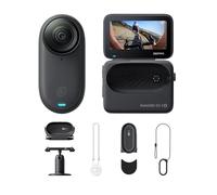 Insta360 GO 3S Cycling POV Bundle 128GB Black - 4K Tiny Portable Vlogging Camera, Hands-Free POVs, Mount Anywhere, Stabilization, 140 Min Battery Life, 10m Waterproof, AI Editing, For Vlog, Travel
