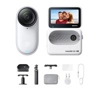 Insta360 GO 3S Ultimate Bundle - 4K Tiny Portable Vlogging Camera, Hands-Free POVs, Mount Anywhere, Stabilization, 140 Min Battery Life, 10m Waterproof, AI Editing, For Vlog, Travel