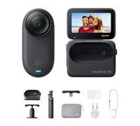 Insta360 GO 3S Ultimate Bundle - 4K Tiny Portable Vlogging Camera, Hands-Free POVs, Mount Anywhere, Stabilization, 140 Min Battery Life, 10m Waterproof, AI Editing, Black, For Vlog