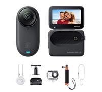 Insta360 GO 3S Water Sports Bundle - 4K Tiny Portable Vlogging Camera, Hands-Free POVs, Mount Anywhere, Stabilization, 140 Min Battery Life, 10m Waterproof, AI Editing, Black, For Vlog