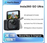Insta360 GO Ultra 4K60fps Magnetic Action Camera 53g Ultra-Light FlowState Stabilization 10m Waterproof Vlog Camera Creator Bundle