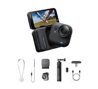 Insta360 GO Ultra Family Bundle (Midnight Black) - Tiny Hands-Free 4K Cam, Lightweight & Portable, Low Light Excellence, Mount Anywhere, FlowState Stabilization, 200 Min Battery Life