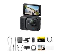 Insta360 GO Ultra Premium Cycling Bundle - Tiny Hands-Free 4K Cam, Lightweight & Portable, Low Light Excellence, Mount Anywhere, FlowState Stabilization, 200 Min Battery Life, Waterproof to 33ft