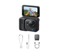 Insta360 GO Ultra Standard Bundle Midnight Black - Tiny 4K Cam, Lightweight & Portable, Low Light Excellence, Mount Anywhere, FlowState Stabilization, 200 Min Battery Life, Waterproof to 33ft