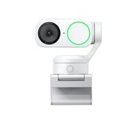 Insta360 Link 2 Smart 4K AI Webcam with Gimbal and AI Tracking, Polar White