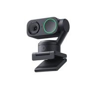 Insta360 Link 2 Black - 4K PTZ Webcam for PC/Mac | PC Camera, 1/2" Sensor, AI Tracking, HDR, Noise-Cancelling, Gesture Control, Streaming, Gaming, Meetings