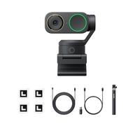 Insta360 Link 2 Pro Creator Bundle - 4K PTZ Webcam for PC/Mac | PC Camera, 1/1.3" Sensor, AI Tracking, HDR, Directional Noise-Cancelling Mics, Streaming, Gaming, Meetings