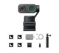 Insta360 Link 2 Pro Get-Set Bundle - 4K PTZ Webcam for PC/Mac | PC Camera, 1/1.3" Sensor, AI Tracking, HDR, Directional Noise-Cancelling Mics, Streaming, Gaming, Meetings