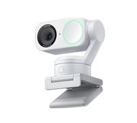 Insta360 Link 2 PTZ Dual Axis Gimbal AI-Powered 4K Webcam with 1/2" Sensor for Increased Detail, Pro Audio, Gesture Control, HDR, AI Tracking, Deskview and Streamer Mode - Artic White