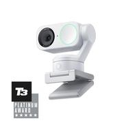 Insta360 Link 2 White - 4K PTZ Webcam for PC/Mac | PC Camera, 1/2" Sensor, AI Tracking, HDR, Noise-Cancelling, Gesture Control, Streaming, Gaming, Meetings