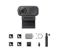 Insta360 Link 2C Pro Get-Set Bundle - 4K Webcam for PC/Mac | PC Camera, 1/1.3" Sensor, Auto Framing, HDR, Directional Noise-Cancelling, Streaming, Gaming, Meetings