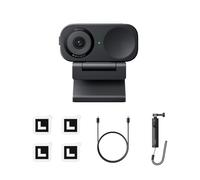 Insta360 Link 2C Tripod Bundle 2.0-4K PTZ Webcam for PC/Mac | PC Camera, 1/2" Sensor, Auto Framing, HDR, AI Noise-Cancelling Mic, Gesture Control, Streaming, Gaming, Meetings