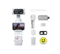 Insta360 Luna Ultra Creator Bundle, 8K Dual-Lens Leica Vlog Camera, White | Pocket Gimbal Vlog Camera, 15× Zoom, 1" Sensor, Detachable 2" Touchscreen, Triple AI Chip, Vlogging, Photography