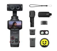Insta360 Luna Ultra Creator Bundle - 8K Vlogging Camera with Dual Leica Lenses, 12× Zoom, 1" Sensor, Detachable 2" Touchscreen, Triple AI Chip, Pocket Gimbal Camera for Vlog Photography