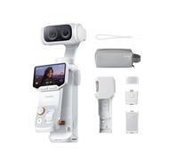 Insta360 Luna Ultra Endurance Bundle, 8K Dual-Lens Leica Vlog Camera, White | Pocket Gimbal Vlog Camera, 15× Zoom, 1" Sensor, Detachable 2" Touchscreen, Triple AI Chip, Vlogging, Photography