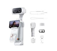 Insta360 Luna Ultra Fill Light Bundle, 8K Dual-Lens Leica Vlog Camera White | Pocket Gimbal Vlog Camera, 15× Zoom, 1" Sensor, Detachable 2" Touchscreen, Triple AI Chip, Vlogging, Photography