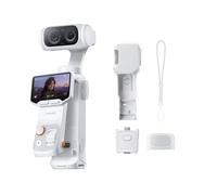 Insta360 Luna Ultra Stellar White - 8K Dual-Lens Leica Vlogging Camera | Pocket Gimbal Vlog Camera, 15× Zoom, 1" Sensor, Detachable 2" Touchscreen, Triple AI Chip, Vlogging, Photography