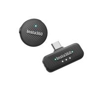 Insta360 Mic Air (1 TX + 1 RX), Noise Cancelling, 300m Range, Wireless Microphone for USB-C iPhone/Android/PC/Mac, Vlog, Streaming