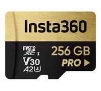 Insta360 256GB UHS-III V30 A2 MicroSD Card for One X/X2/X3/X4, One R/RS, Ace Pro and Sphere Action Cameras