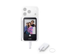 Insta360 Snap Selfie Screen - 4K Magnetic Selfie Monitor Screen for Selfie, Vlogging, Compaitble with iPhone 16/17/18 Pro, Touchscreen Control, Wired Instant Connection (Without Light)