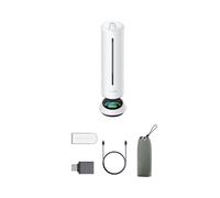Insta360 Wave AI Conference Speakerphone, Artic White | 8-Mic Array, Noise Cancellation, Voice Recording, AI Transcription, For Zoom, Teams & Google Meet