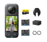 Insta360 X3 Action Cam 360 Waterproof Battery Kit with 1/2" Sensor, 360 72MP Photos, 360 5.7K Video, Stabilization, 2.29 Inch Touch Screen, Vibration, AI Edition