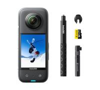 Insta360 X3 Creator Kit - Waterproof 360 Action Camera with 1/2" 48MP Sensors, 5.7K 360 Active HDR Video, 72MP 360 Photo, 4K Single-Lens, 60fps Me Mode, Stabilization, 2.29" Touchscreen, AI Editing