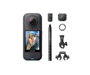 Insta360 X4 Air Motorcycle Ultimate Multiview Bundle - Lightweight 165g 8K 360 Camera, Invisible Selfie Stick, Replaceable Lenses, Shoot First & Frame Later, Built-in Wind Guard, Stabilization