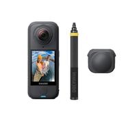 Insta360 X4 Air No Drone No Problem Bundle - 8K 360 Camera, Lightweight | Waterproof Action Camera, Replaceable Lenses, Wind Guard, FlowState Stabilization, AI-Powered App, Motorcycling, Skiing