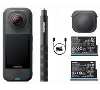 Insta360 X4 Air Starter Bundle - Lightweight 165g 8K 360 Camera, Invisible Selfie Stick Effect, Replaceable Lenses, Shoot First & Frame Later, Built-in Wind Guard, FlowState Stabilization