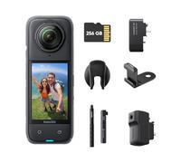 Insta360 X4 Creator Bundle - 8K Waterproof 360 Action Camera, 4K Wide-Angle Video, Invisible Selfie Stick, Removable Lens Guards, 135 Min Battery Life, AI Editing, Stabilization, for Sports, Travel