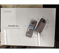 Insta360 X4 Motorcycle Bundle 360 8K Waterproof Action Camera New Graphite Black