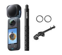 Insta360 X4 Road Cycling Bundle (Integrated) No microSD Card - Waterproof 8K 360 Action Camera, 4K Wide-Angle Video, Invisible Selfie Stick Effect