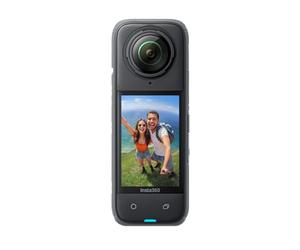 Insta360 X4 Standard Bundle - Waterproof 8K 360 Action Camera, 4K Wide Angle Video, Invisible Selfie Stick Effect, Removable Lens Protector, 135 Minutes Battery Life, AI Editing