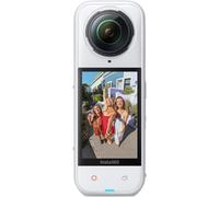 Insta360 X5 Essentials Bundle Satin White - Waterproof 8K 360° Action Camera, Leading Low Light, Invisible Selfie Stick Effect, Rugged and Replaceable Lens, 3-Hour Battery, Built-in Wind Guard
