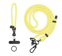 Insta360 X5 Anti-Lost Hand Strap, Polyester Crossbody Rope for Secure Camera Carry, Black Pink Yellow